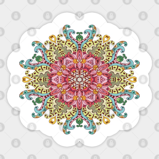 Mandala Sticker by fistfulofwisdom